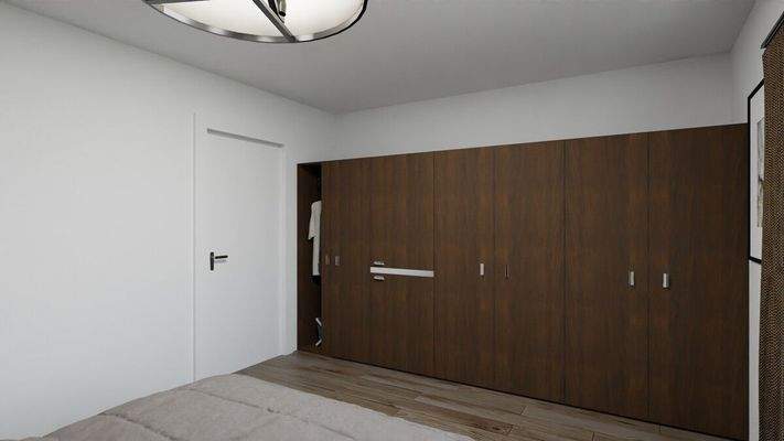 Visualisierung Whg 7 Schlafzimmer Schrank
