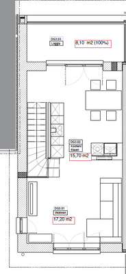 Grundriss 3. Obergeschoss