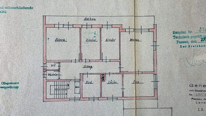 Grundriss 1. Obergeschoss