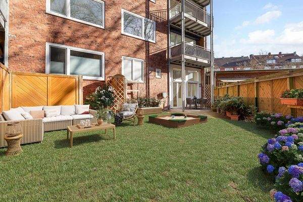 Eigener Garten gestaged