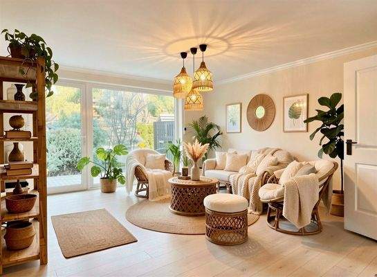 Wohnzimmer - (KI generiert)