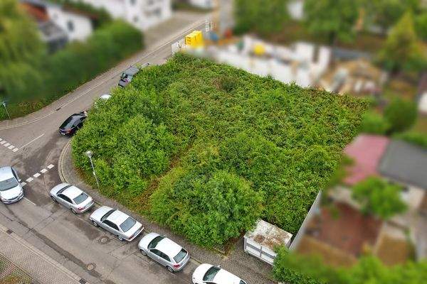 Grundstück von oben