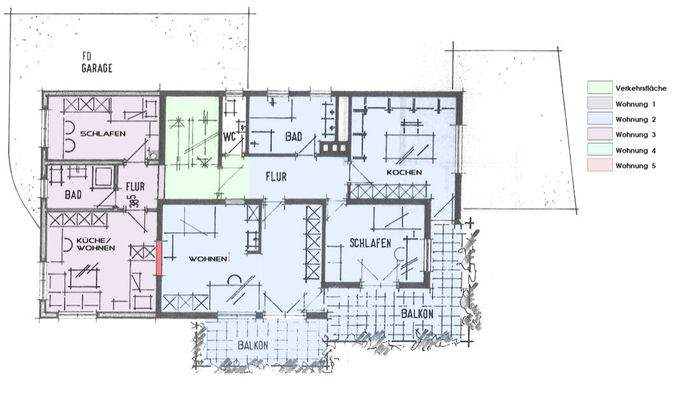 OG Grundriss Variante