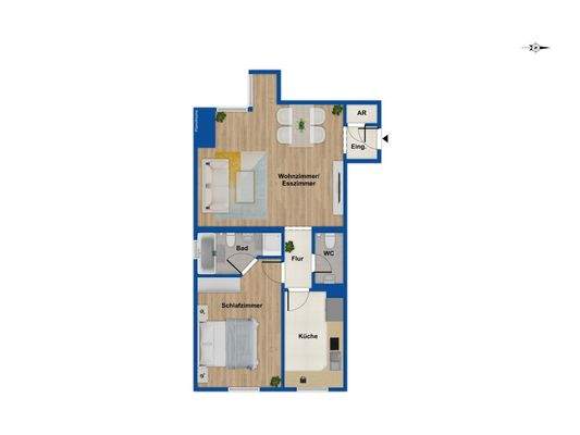 Grundriss Dachgeschoss