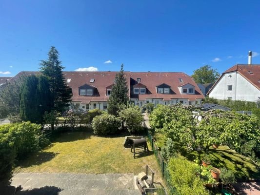 Ausblick vom OG gen Garten