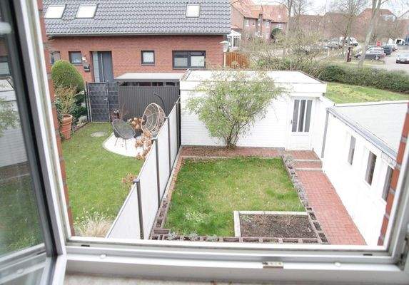 Blick auf Garten Obergeschoss