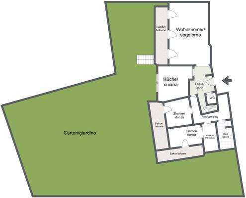 Meran-Merano-Garten-giardino-sanieren-vendesi-zu-verkaufen-in-vendita-Wohnung-appartamento