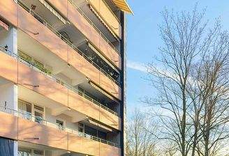 Ansicht Ostrasse Balkon