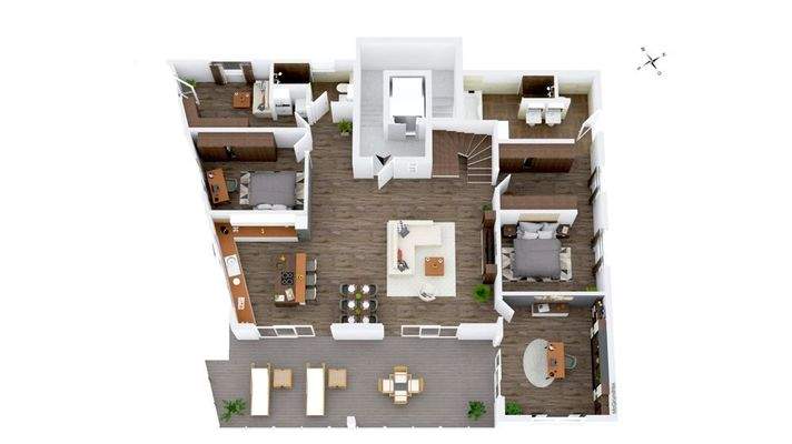 Grundriss Penthouse überarbeitet