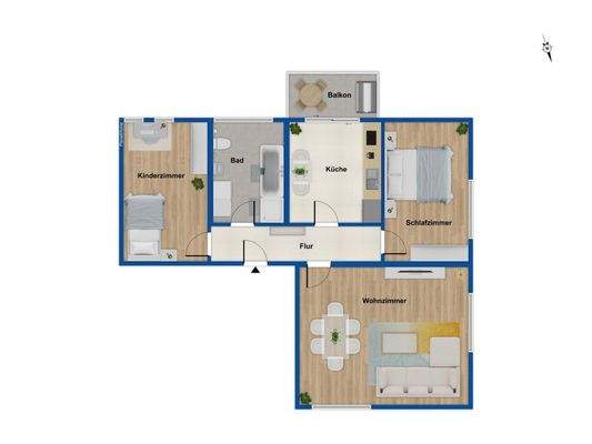 WE15 2. Obergeschoss rechts P17