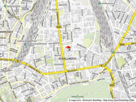 Geolyzer Kartenausschnitt