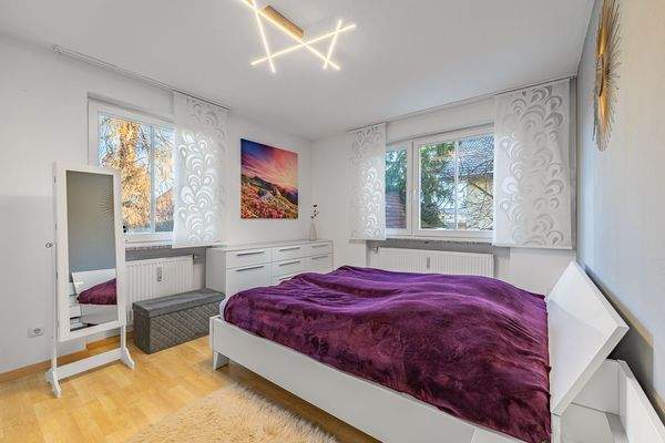 Schlafzimmer - Blick nach Außen 