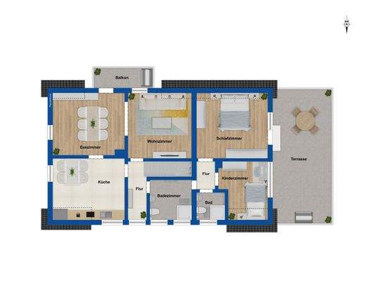 Grundriss Obergeschoss