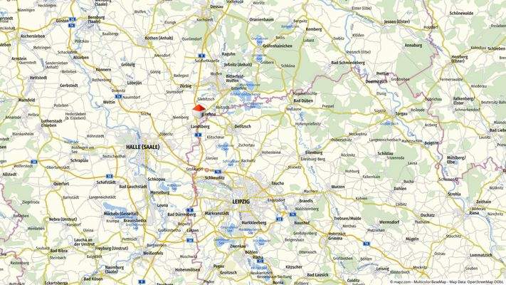 Geolyzer Kartenausschnitt