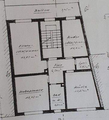 Vorderhaus Grundriss 1OG