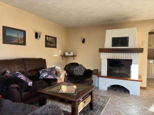 Wohnbereich mit Kamin