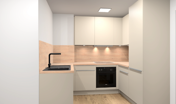 Küchenvisualisierung Wohnung 14