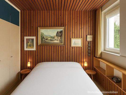 Schlafzimmer geplant vom Architekten