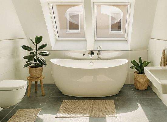 Badezimmer (KI-Staging) 