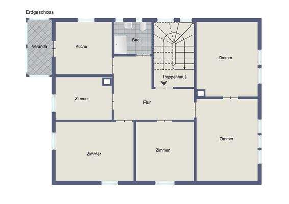 Grundriss-Illustration EG