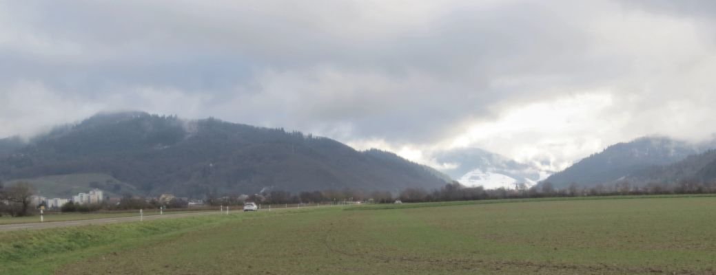 Winterliches Münstertal bei der Fauststadt Staufen