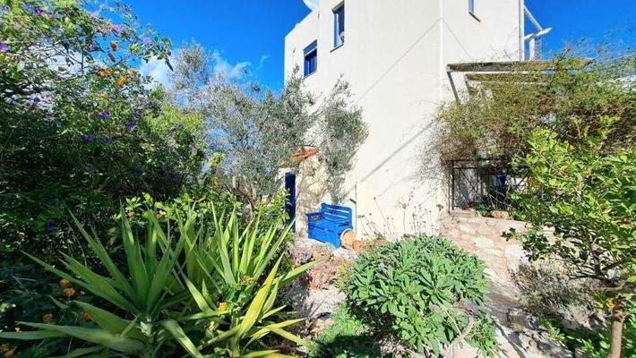 Ferienhaus mit 2 Schlafzimmern und atemberaubender Aussicht in Plaka
