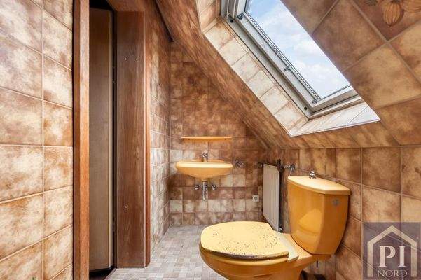 WC im Dachgeschoss