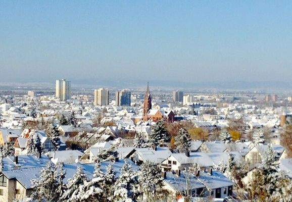 mal den Blick im Winterlichen Mantel