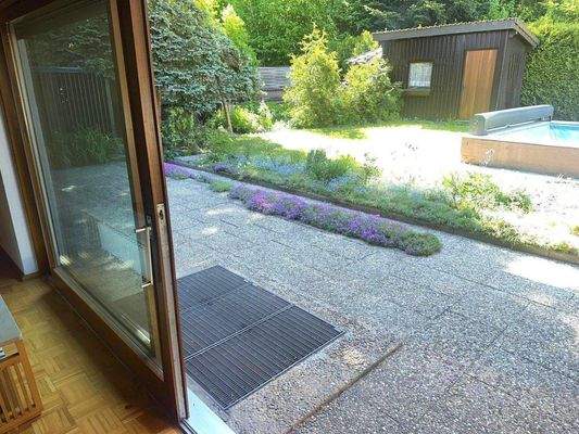 Schiebetür zur Terrasse