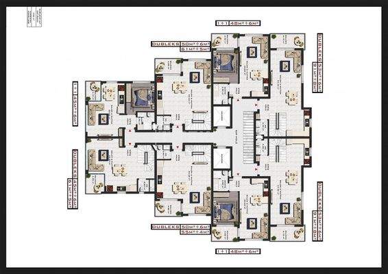 Apartments with Hotel Facilities in Alanya Kargıcak