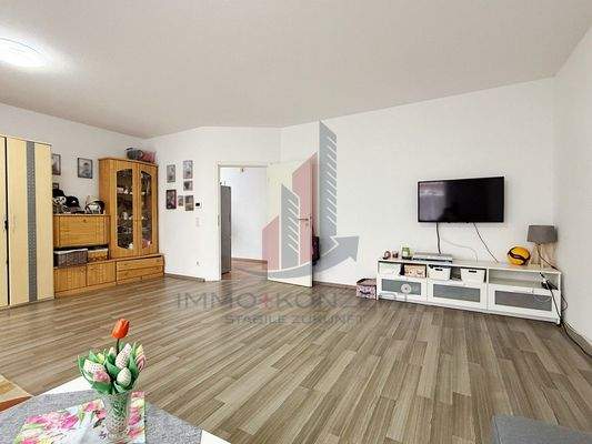 Das weitläufige Wohnzimmer