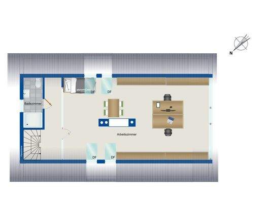 Grundriss Dachgeschoss