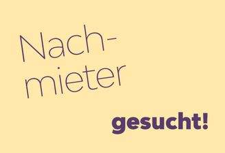 Für diese Wohnung suchen wir freundliche Nachmieter