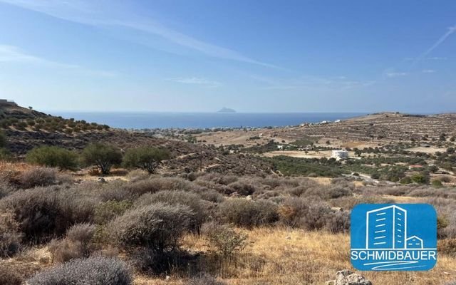 Kreta, Kalamaki: Atemberaubendes Grundstück mit unverbautem Meerblick zu verkaufen