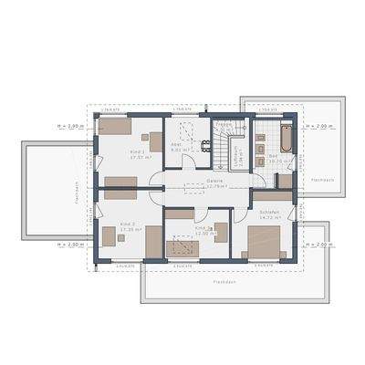 Grundriss Obergeschoss