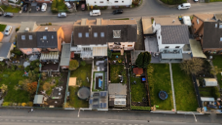 Drohnenaufnahme Hausansicht