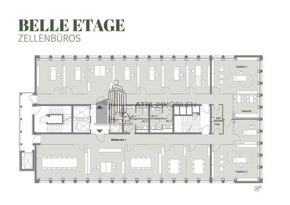Grundriss BELLE ETAGE