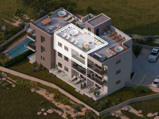 Neubau-Penthouse in ruhiger Lage auf Ciovo