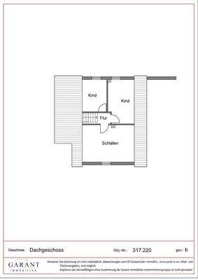 Grundriss Dachgeschoss