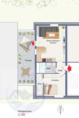 Grundriss Dachgeschoss