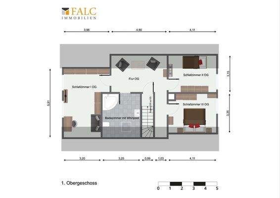 Grundriss Obergeschoss