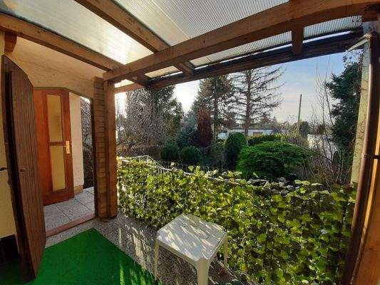 Ausblick in den Garten