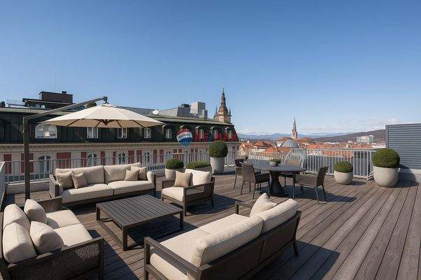 KI Visualisierung - Dachterasse 2