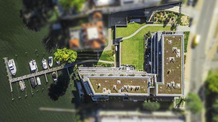 Vogelperspektive der Anlage