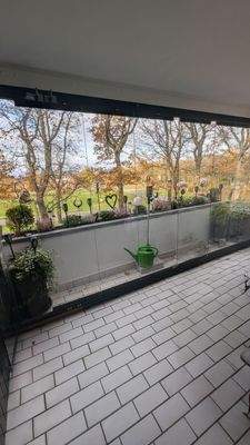 Balkon mit Verglasung