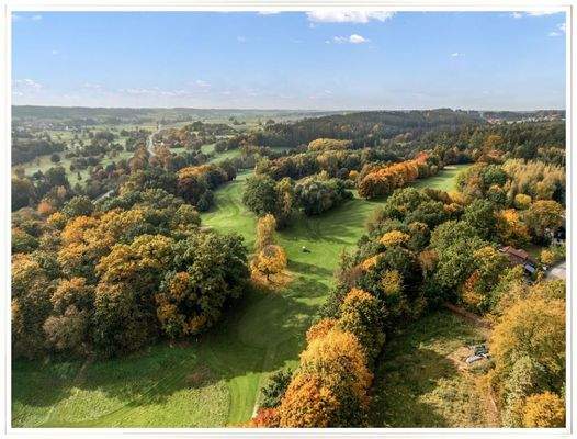 Blick zum Golfplatz
