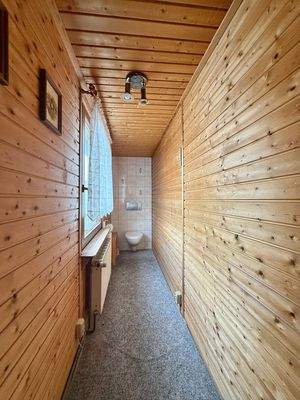 Toilette im Obergeschoss