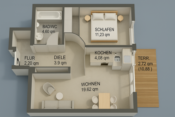 Grundriss KI Vorschlag