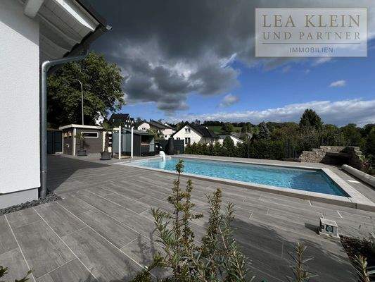 Blick auf den Wellnessbereich 