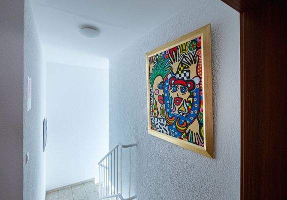 Treppenhaus mit Tageslicht